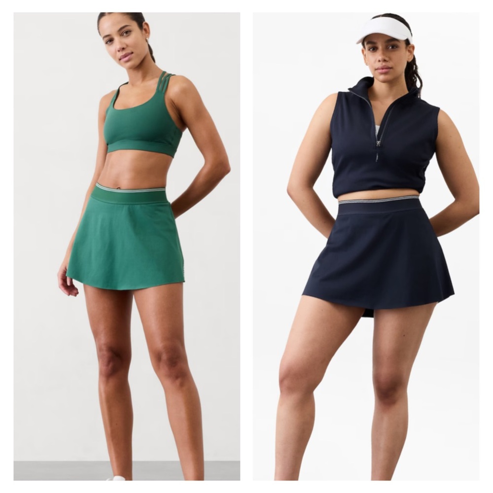 Athleta skort tennis bundle sale navy blue and green - Picture 10 of 10